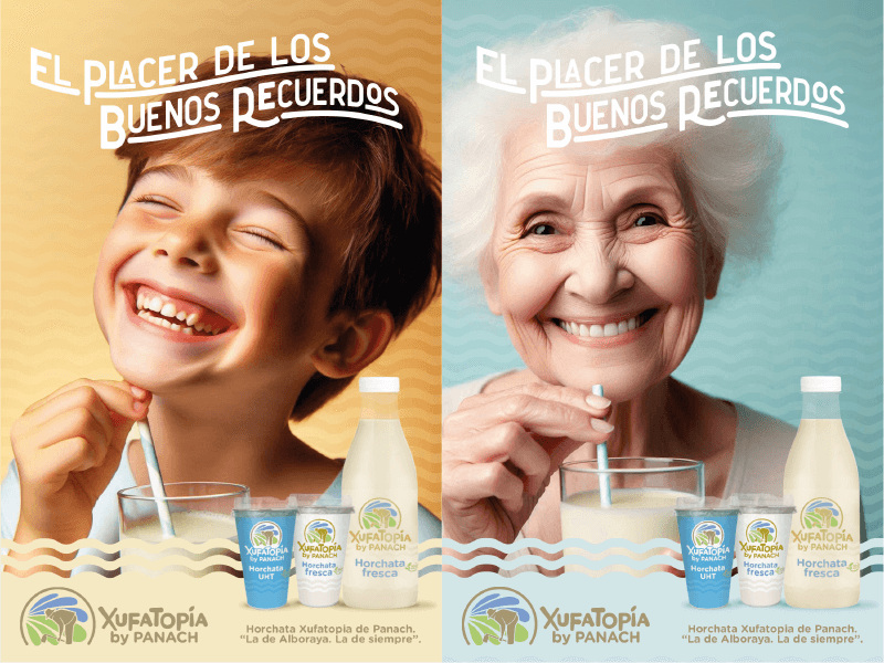 Cartel Horchata Xufatopía Socarrat Estudio Creativo Campaña El Valor de Los Buenos Recuerdos 2024