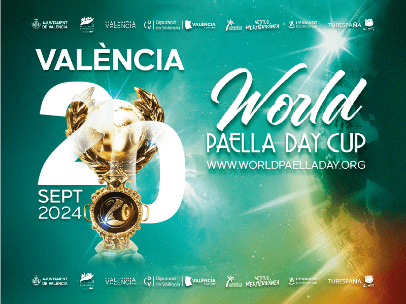 cartel socarrat world paella day 2024 fotos