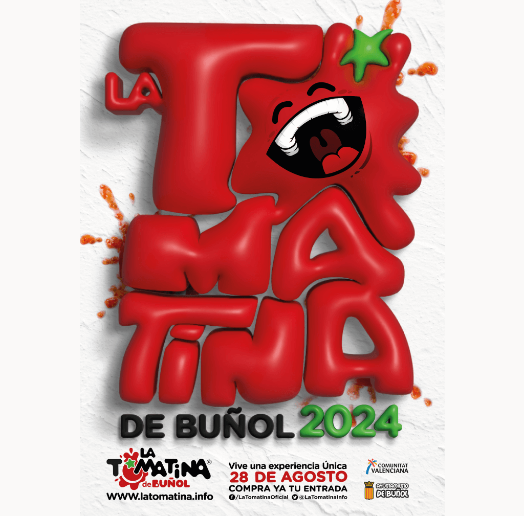 Cartel Tomatina Buñol 2024