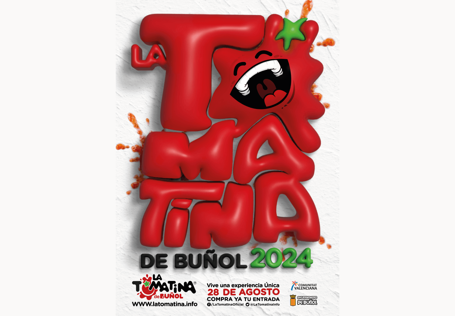 Cartel Tomatina Buñol 2024