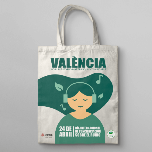 Bolsa Tote bag valencia sin ruido 2024